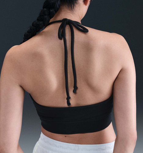 Nike Sportswear Chill Terry Women's Cropped French Terry Halter Top HJ1212-010 - Picture 3 of 6