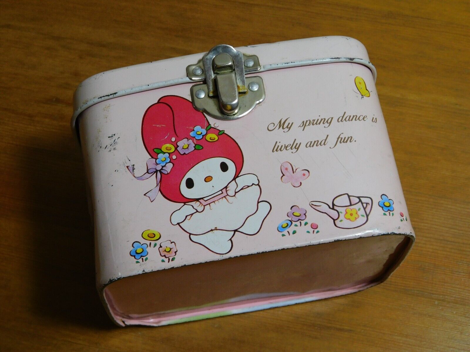 Blechdose My Melody Lunchbox Tin Can 1985 Vintage Hello Kitty Sanrio Jausendose