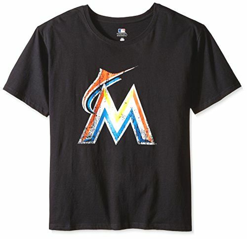 Profile Big & Tall MLB Miami Marlins Women's Short Sleeves Scoop Neck Top, 4X, B - Bild 1 von 1