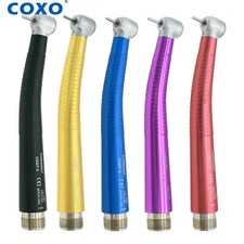 COXO Dental High Speed Colorful Handpiece Air Turbine Anti-retraction 2 Holes