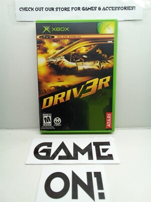 Driv3r (Driver 3) (Xbox, 2004) Complete Tested Working - Free Ship