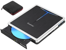 Guamar External Blu Ray Drive, USB 3.0 Type-C Blu ray Burner Bluray BD Player...