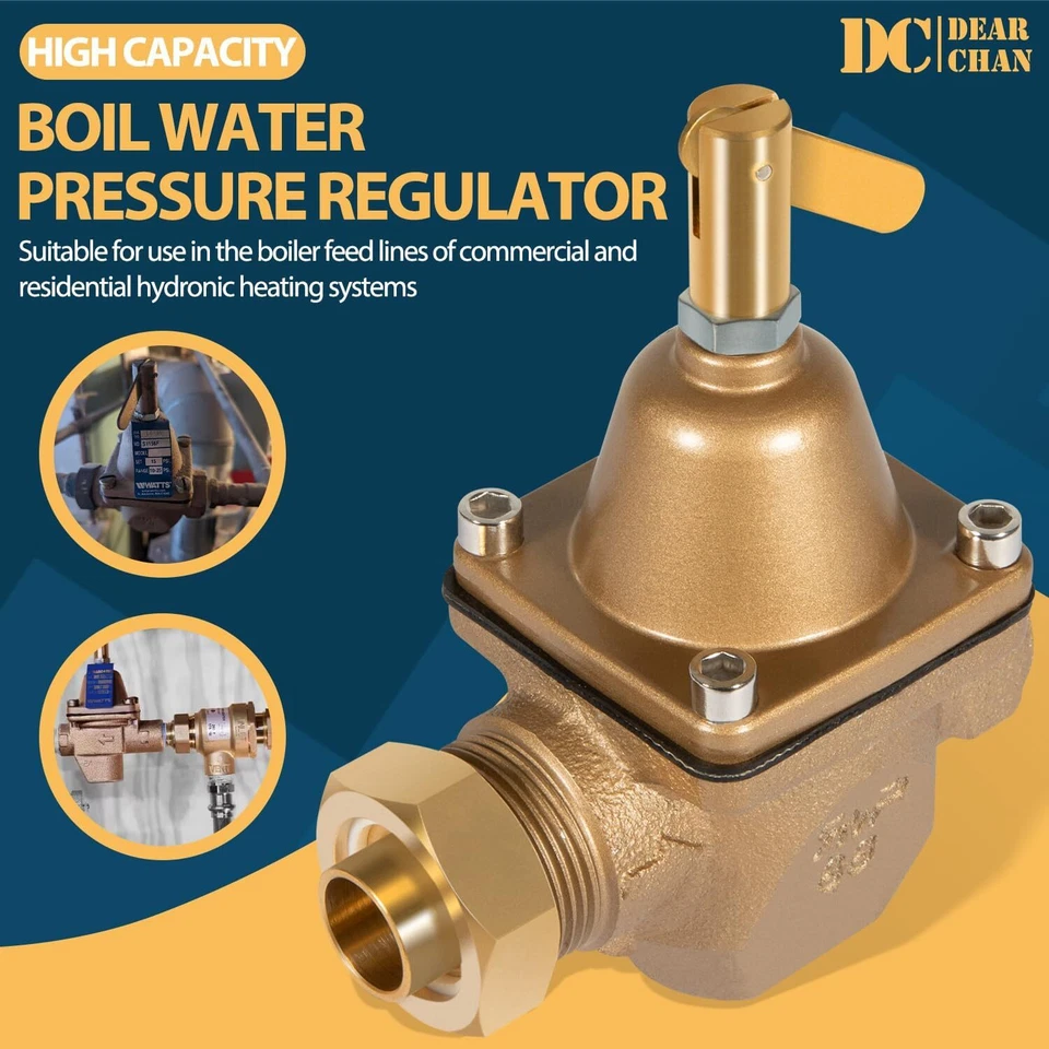 1/2-Inch Feed Water Pressure Regulator for Watts 1156F, B1156F, S1156F - Image 2 of 4