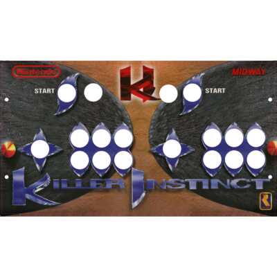 Skinned Killer Instinct Replacement CPO Control Deck for Arcade1Up Legacy
