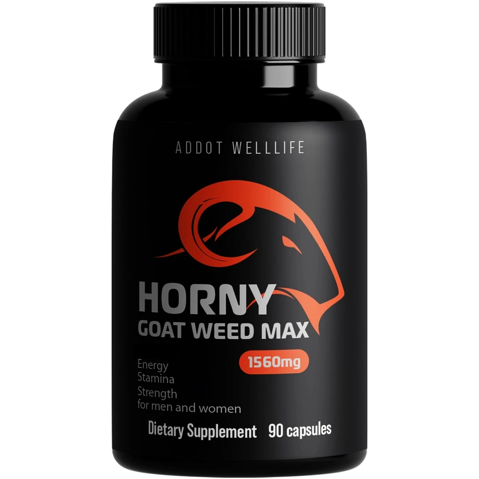 Horny Goat Weed Extract 1560mg Maca, Saw Palmetto Ginseng, Arginine 90 caps - Image 2 of 4