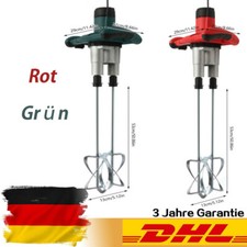 Doppel Rührwerk 2800W& Rührquirl 6 Gang Handrührwerk Mörtelrührer Mischer Mixer