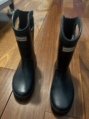 Hunter Navy Boots with Red Accent s-l1200.jpg main image 3