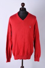 Gant V Neck Classic Jumper Size L