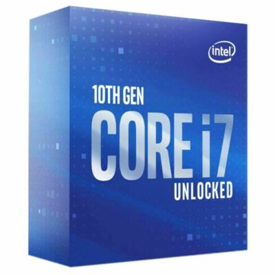 Intel Core i7-10700K Processor (5.1 GHz, 8 Cores, Socket LGA1200, Box) -...
