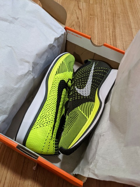 flyknit racer size 10