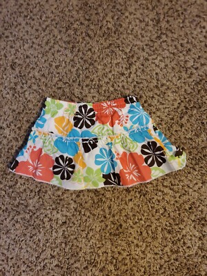 Girl's Carter's 3 month summer spring flower skirt flowers