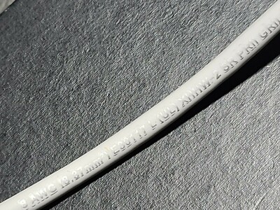 Copperfield #8awg 133Str SIS XHHW-2 XLPE Tinned Copper Hook-Up Wire Gray /25ft