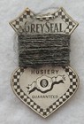 Grey Seal Hosiery Yarn Card, Vintage, For Mending Grey Socks