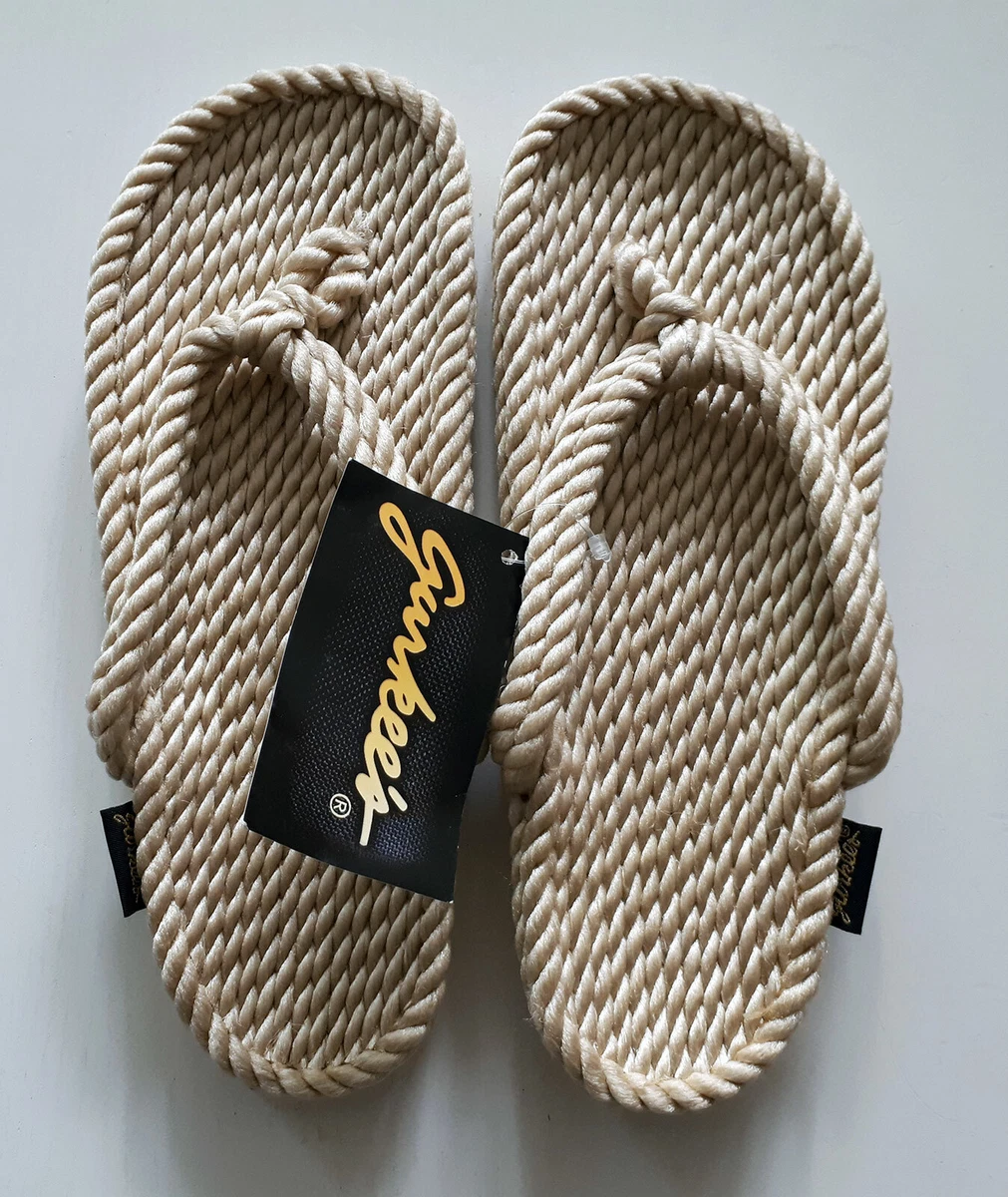 Rope Sandals Gurkees Tobago Womens Beige 37 EU 7 US