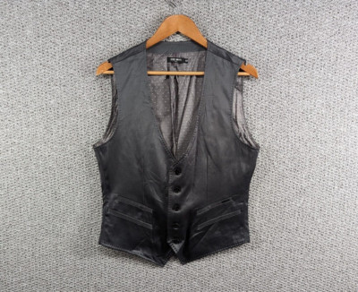 ANTONY MORATO Herren Grau Italienisch Elegant Knopfleiste Anzug Weste 48 M