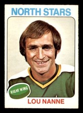 1975 OPC O-Pee-Chee Hockey #143 Lou Nanne NM/MT *e1