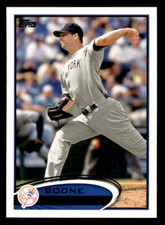 2012 Topps Update  Boone Logan #US223 New York Yankees Baseball Card