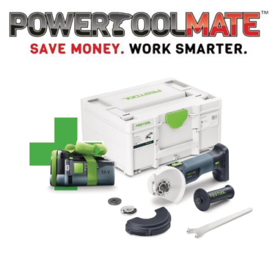 Festool 578603 AGC 18-125 EB-Basic Cordless Angle Grinder Naked  Battery