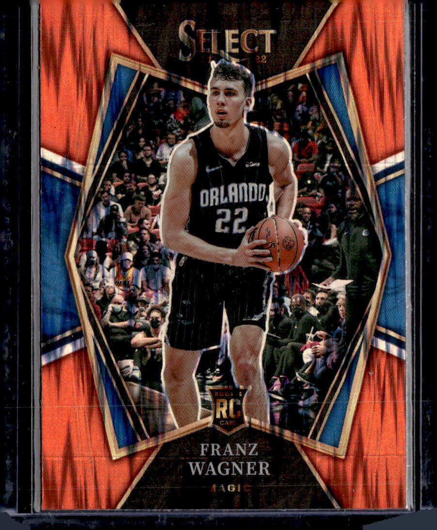 2021-22 Panini Select #120 Franz Wagner Orange Flash Prizms