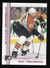 2000-01 In the Game Be A Player Memorabilia - #53 Eric Desjardins Ruby /200