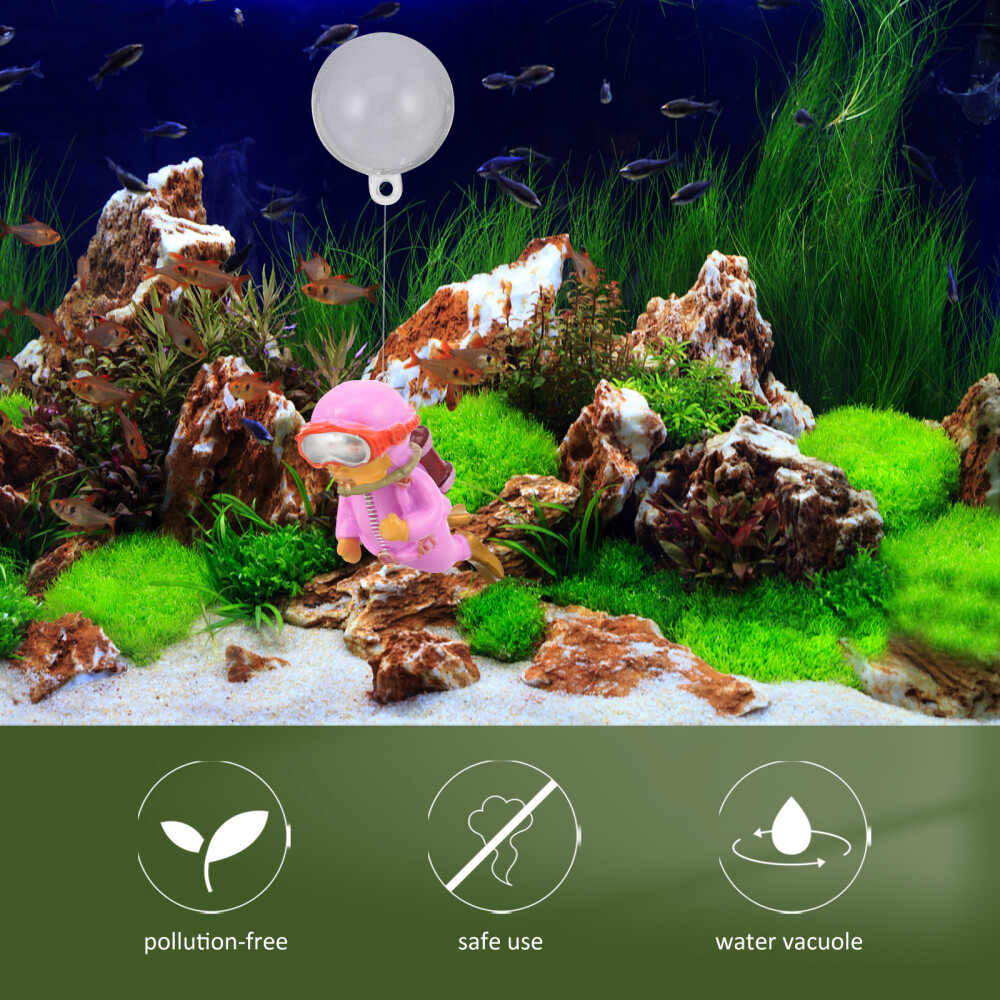 12 Pcs Resin Aquariums Underwater Decorations Floating Fish Tank Diver