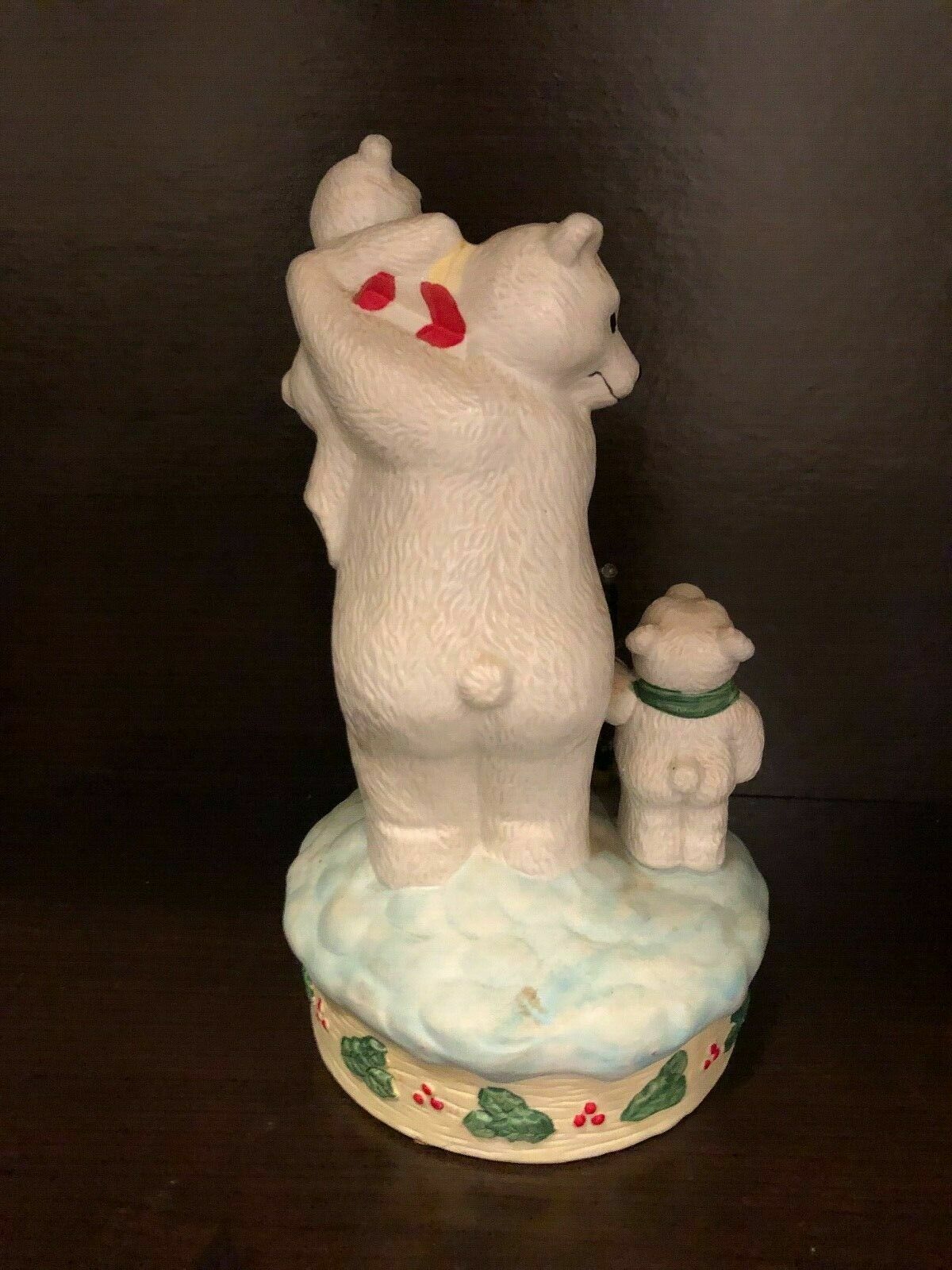 Coca Cola Collectible Polar Bear Music Box It's The Real Thing 1996 eBay