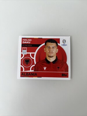 Topps Euro 2024 Sticker - Mirlind Daku - ALB 20