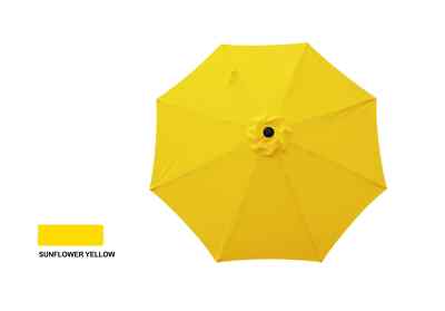 Bond Ft Aluminum Market Umbrella Sunflower Yellow Color