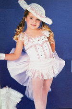 Child Extra Large LITTLE LAMB Dance Costume Victorian Bustle starting quan 4 