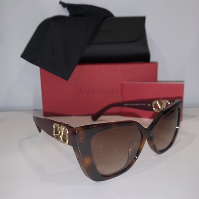 Valentino VA4073 501113 (56) Gradient Sunglasses - Havana  display picture 1