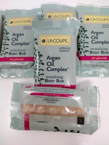 10 LaCoupe Embrace Balance Argan Oil Complex Revitalizing Body Bar 1.3 oz - Picture 5 of 12