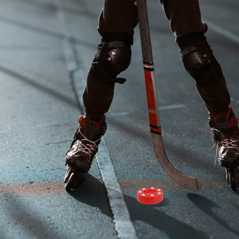 2 Pcs Street Hockey Puck with Ball Bearings Roller Pucks Outdoor eBay