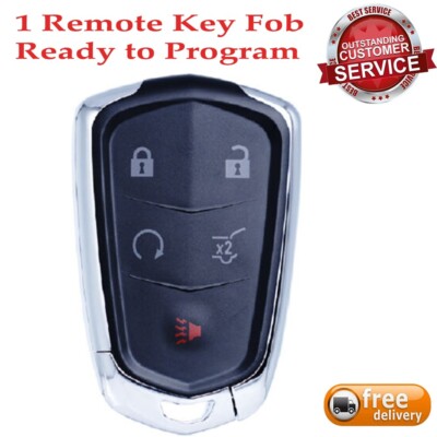 FOR 2017 2018 2018 2019 2020 CADILLAC XT4 XT5 XT6 REMOTE KEY FOB HYQ2EB 5 Button
