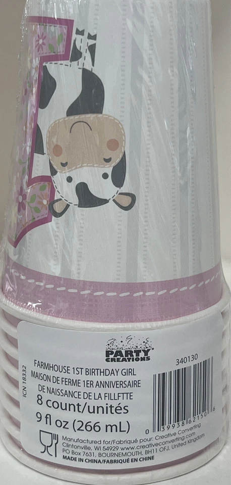 Farmhouse Birthday Girl Hot/cold Cups 9oz - Image 2 of 2