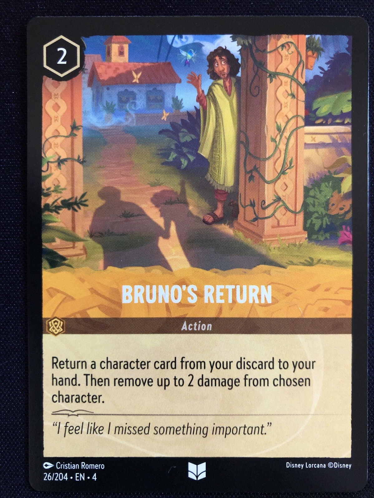Disney Lorcana Ursula’s Return Bruno’s Return 26/204 NM