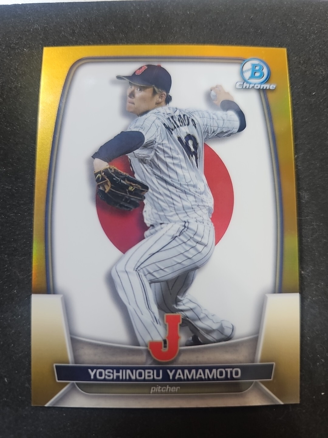 Yoshinobu Yamamoto 2023 BOWMAN CHROME SP WBC Gold #/50 #WBC-51 DODGERS