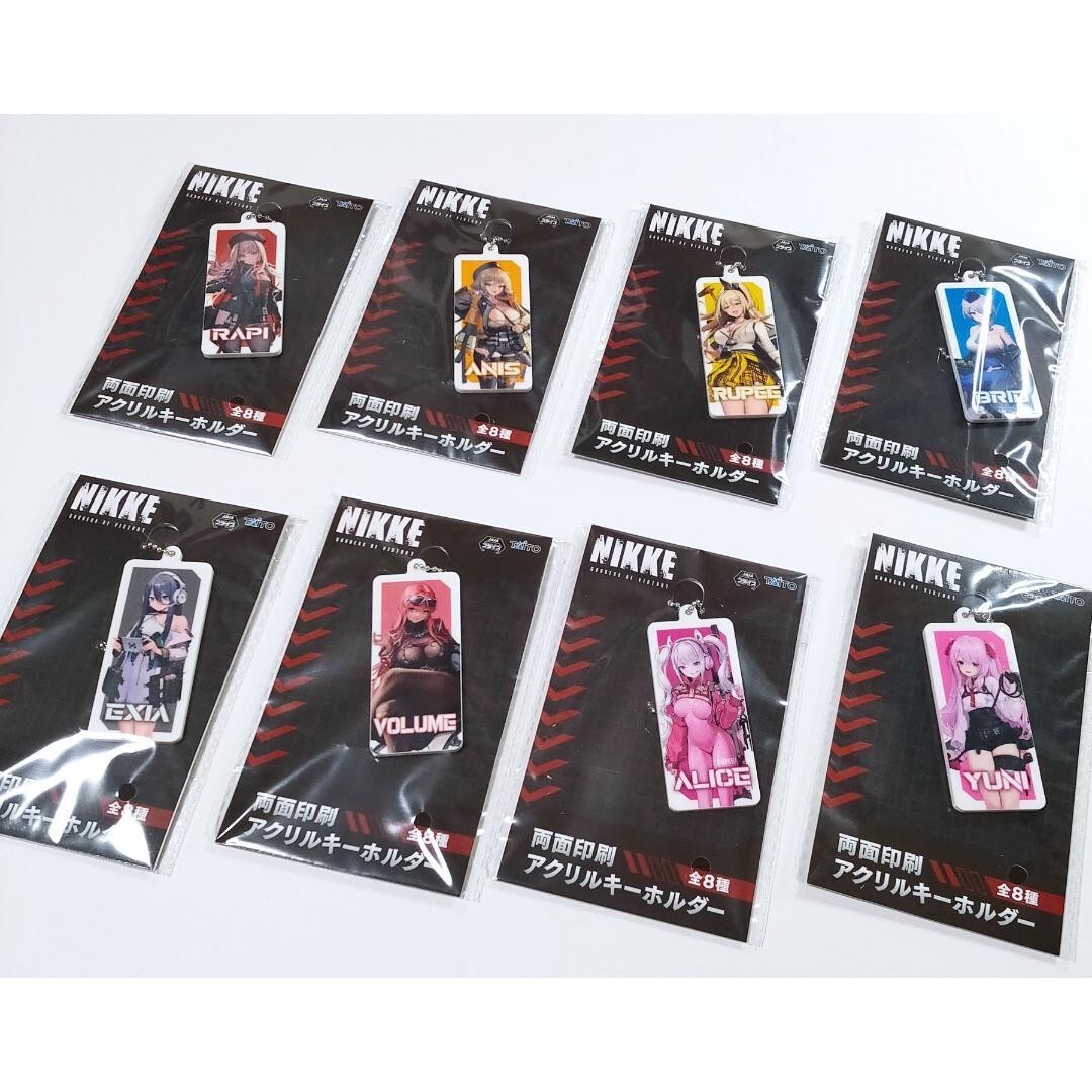 GODDESS OF VICTORY NIKKE Acrylic Keychain Complete set of 8 New