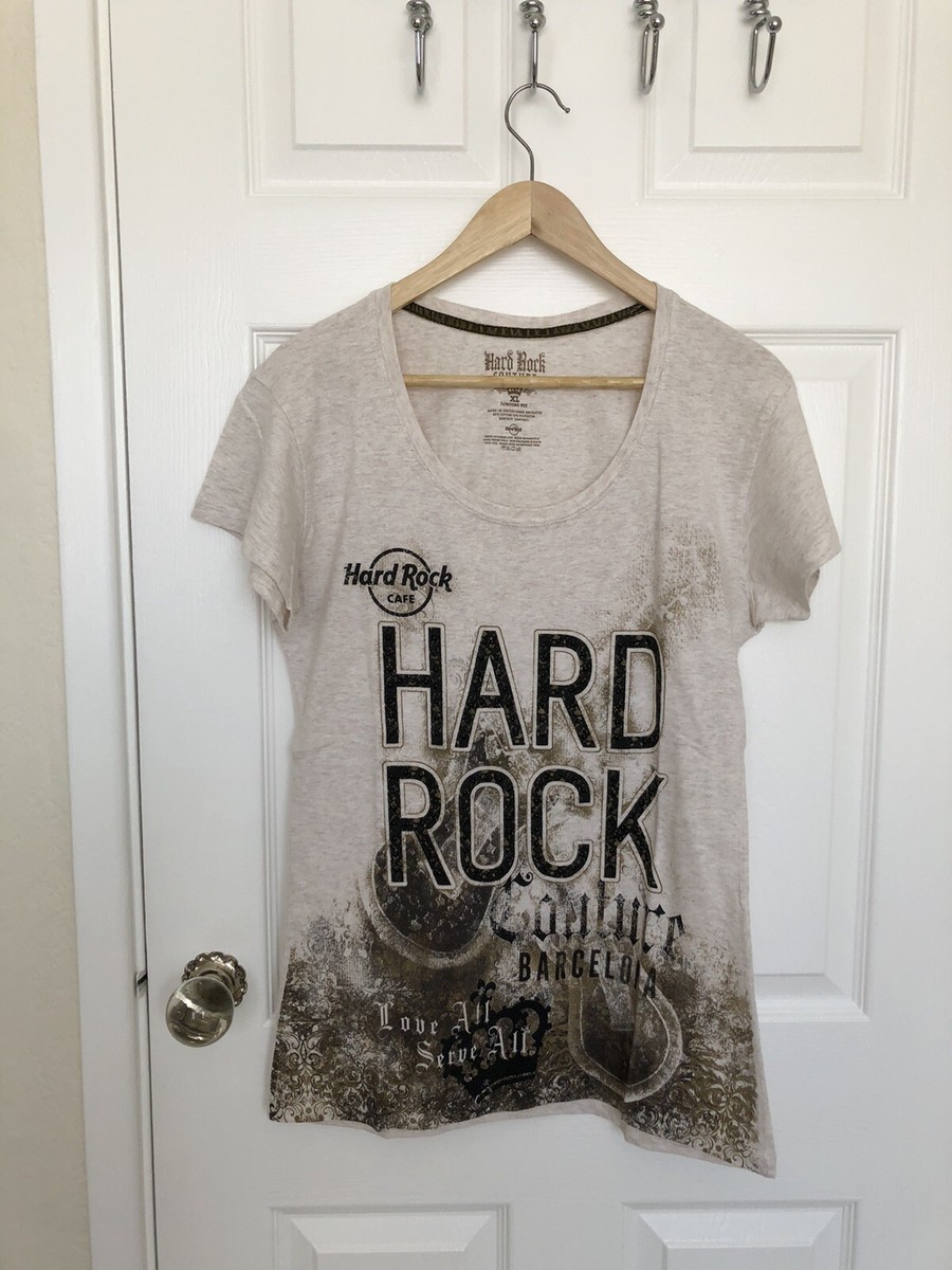 Barcelona Maglie Hard Rock Hard Rock Cafe Barcelona Guitar T Shirt