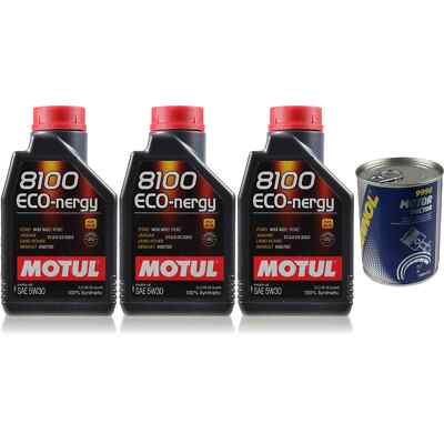 3L Motoröl Motul 8100 Eco-nergy 5W30 1x MANNOL Motor Doctor ADDITIV