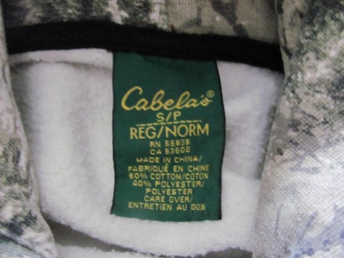 Cabala's Seclusion 3D Open Country Camouflaged Hoodie Sweatshirt Kids Small (TD8 - Picture 4 of 5