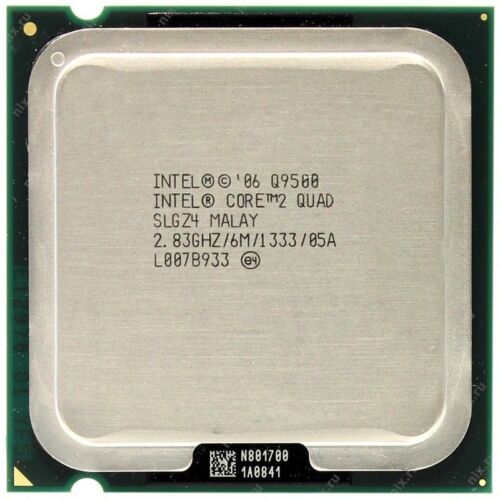 Intel Core 2 Duo Q9500/2,83 GHz/6 MB/1333 MHz (SLGZ4) 775 Desktop-Prozessor - Bild 1 von 3