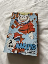 Naruto Volumes 1-2-3 manga 3-in-1 collection excellent condition 