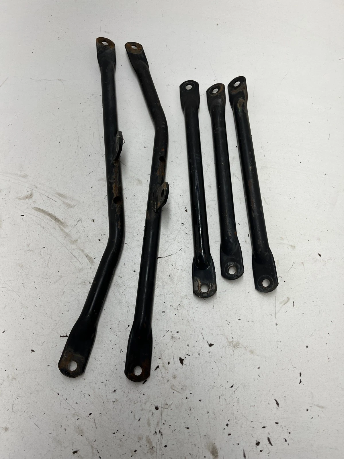 1983 83 Kawasaki KLT 200 A Klt200 OEM Support Bars Bar Arm Rod Mount Lot