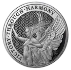 2021 St. Helena “Victory Through Harmony” 1 oz .999 Fine Silver Coin