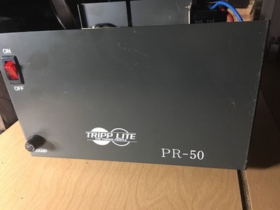 TRIPP LITE PR-50 POWER SUPPLY VINTAGE PLATE TRANSFORMER TECH. SPECIAL
