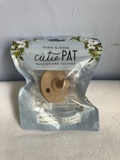 Ryan And Rose Cutie Pie Pacifier/Teether.New.Sealed