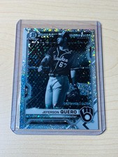 2021 Jeferson Quero Bowman Chrome 1st Black & White Mini-Diamond Refractor