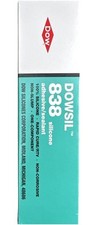 DOWSIL 838 SILICONE ADHESIVE/SEALANT 90ML TUBE WHITE Exp 4/2025