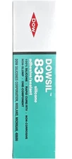 DOWSIL 838 SILICONE ADHESIVE/SEALANT 90ML TUBE WHITE Exp 4/2025
