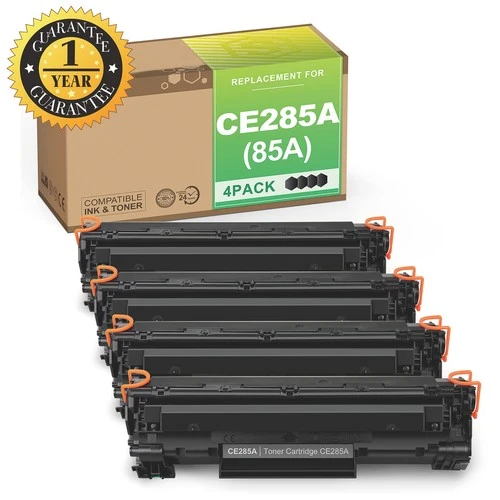 Compatible CE285A Toner 4-Pack for HP 85A LaserJet P1102w M1212nf 2000 Pages